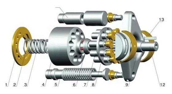 Fucheng Rexroth A10vo Серия A10VSO28DFR/31R PPA12N00 Сдвиг 280 см3 Свинцовый насос